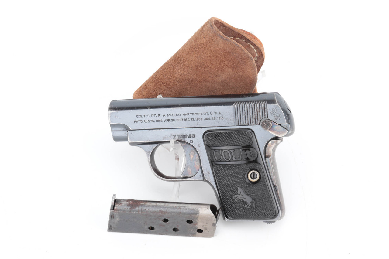1917 Mfg Colt Model 1908 Vest Pocket Rig - .25 ACP