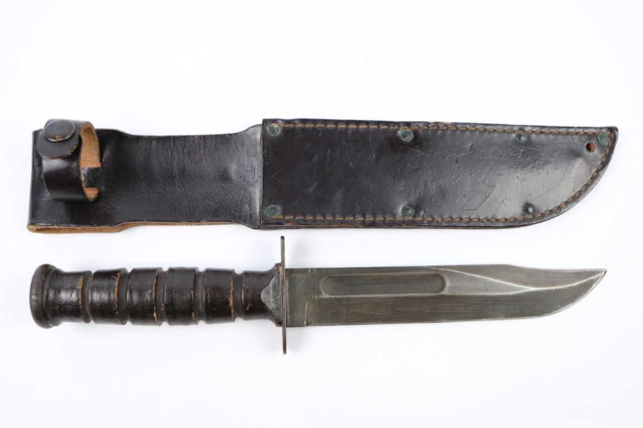 Camillus KA-BAR Knife & Scabbard - 1