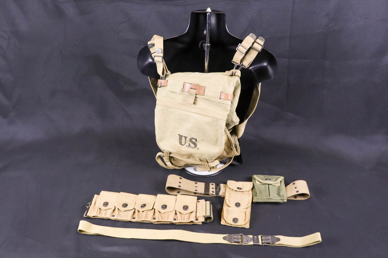 SOLD - WW2 US Web Gear Set