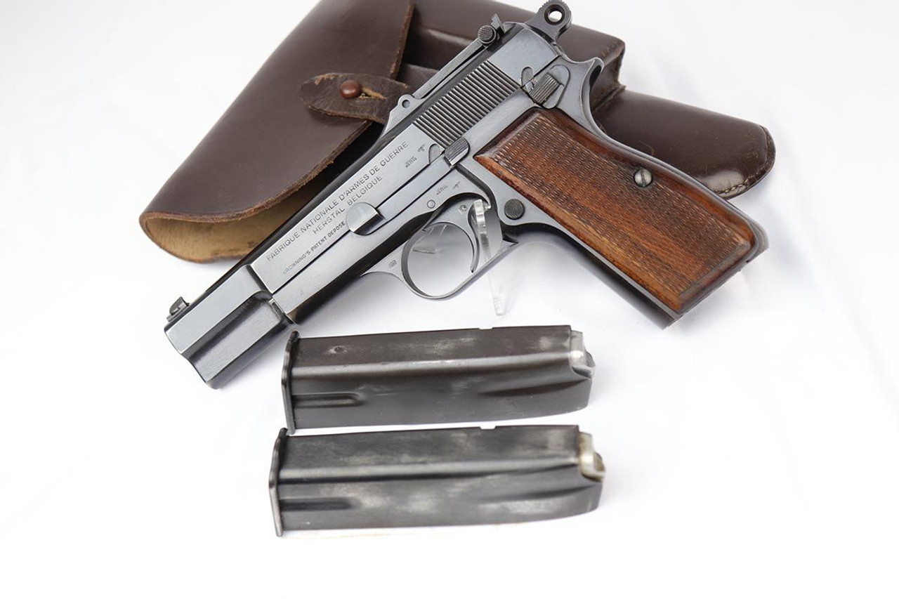 Fantastic Nazi Browning Hi Power Rig - Tangent Sight - 1