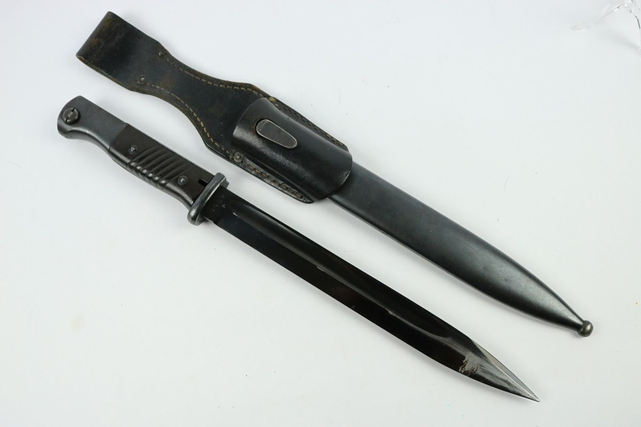 Matching K98 Bayonet & Scabbard with Frog - 1