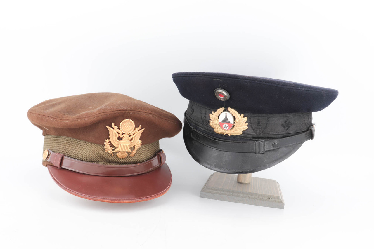 Pair of WW2 Caps - photo 1 of 17