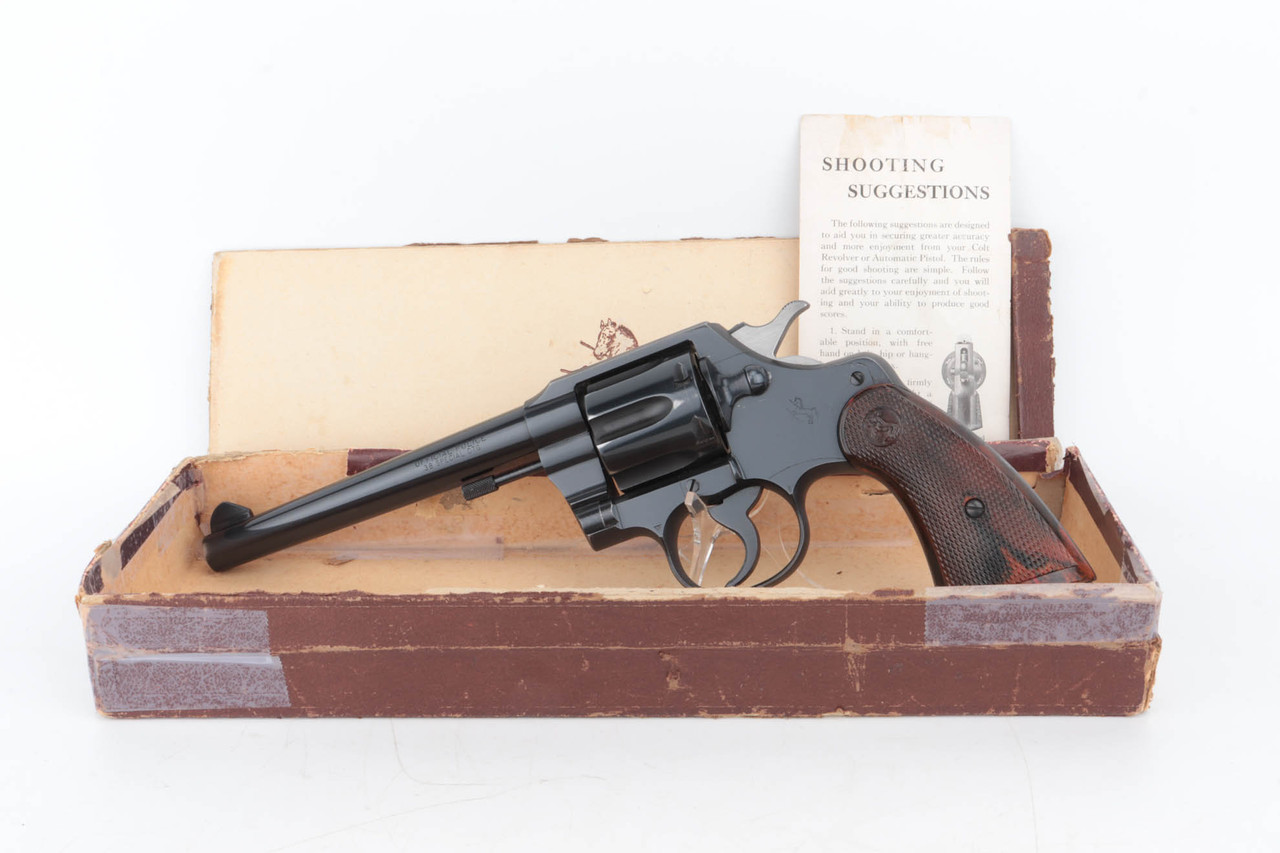 Boxed, Excellent 1949 Colt Official Police Revolver