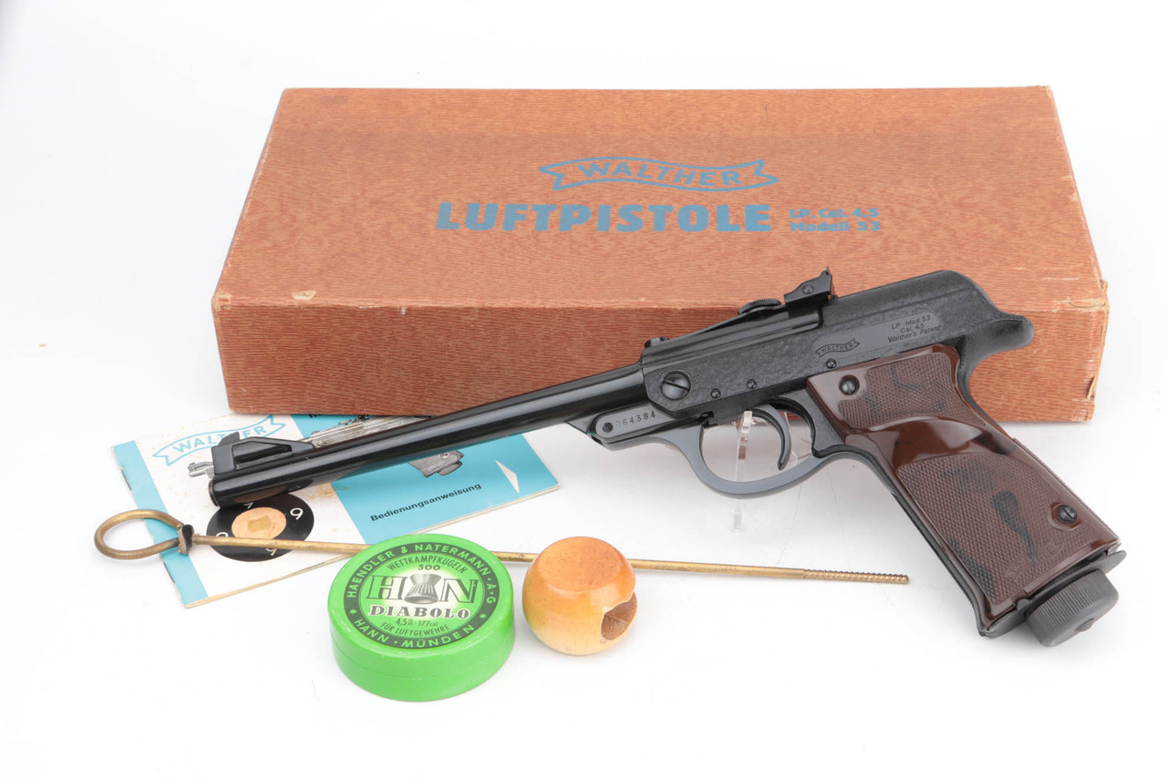 SOLD - ANIB Walther Luftpistole Model LP53 Airgun