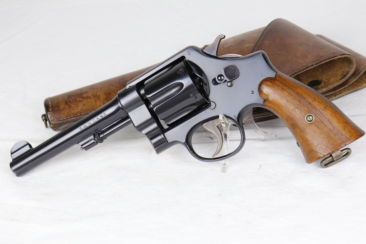 Smith & Wesson M1917 Revolver - Scarce Holster - 1