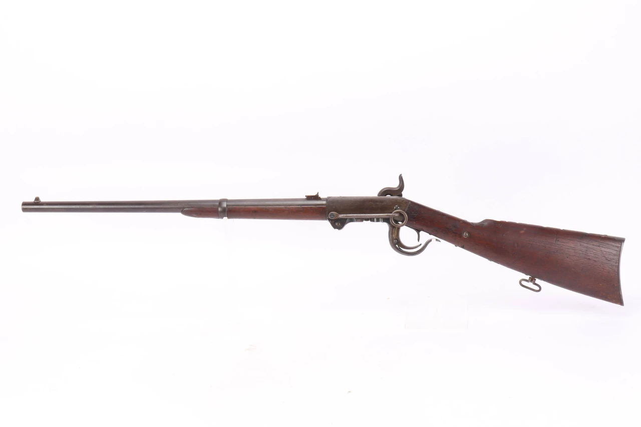 Nice US Civil War Burnside Saddle Ring Carbine - .54 Burnside - photo 1 of 17
