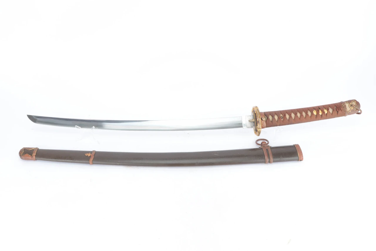 Traditional Japanese Sword in WW2 Fittings