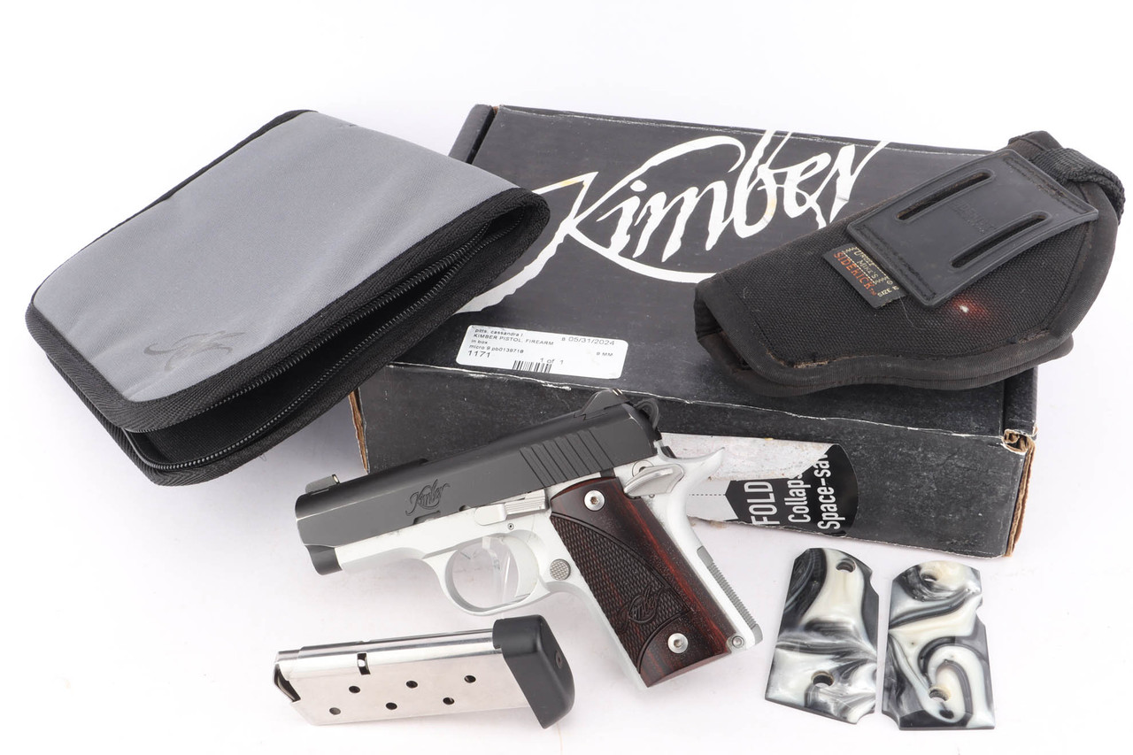 Excellent, Boxed Kimber Micro 9 Rosewood Two-tone - 9mm