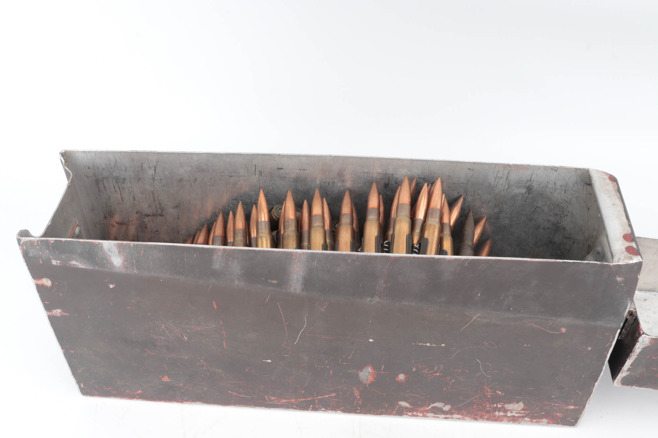 German WW2 Machine Gun Ammo Can with Belts