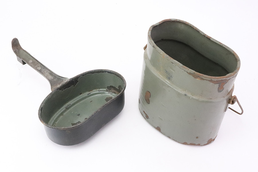 SOLD - Enameled German Mess Tin