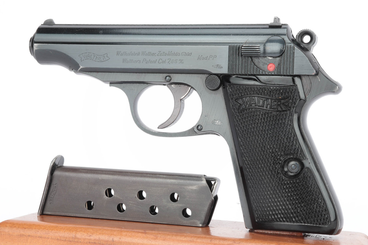 SOLD - Excellent Waffen Walther PP - Factory Overstamp