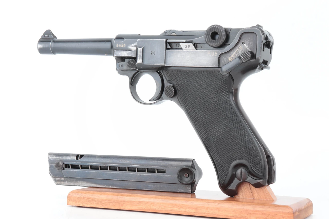 Scarce 1941 "Black Widow" Mauser Luger - Mixed Military Proofs - photo 1 of 14