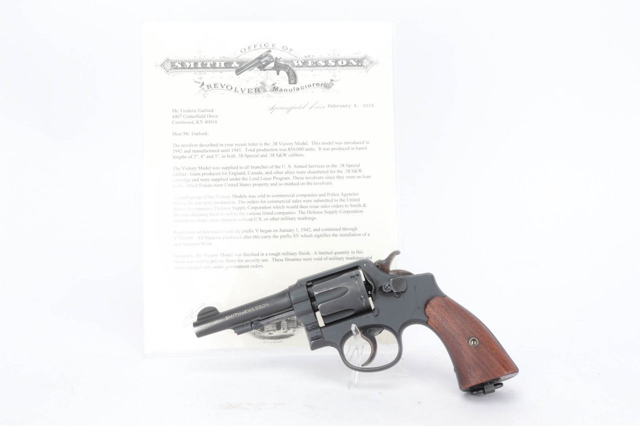Excellent Smith & Wesson Victory Revolver - US Navy w/ Factory Letter