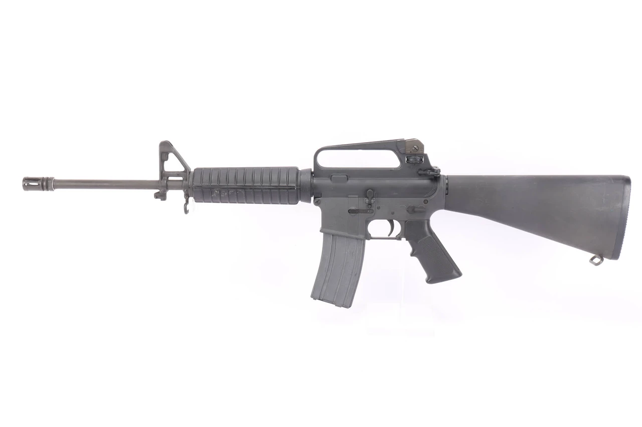 Ban era Colt AR-15 Lightweight rifle - left side full view