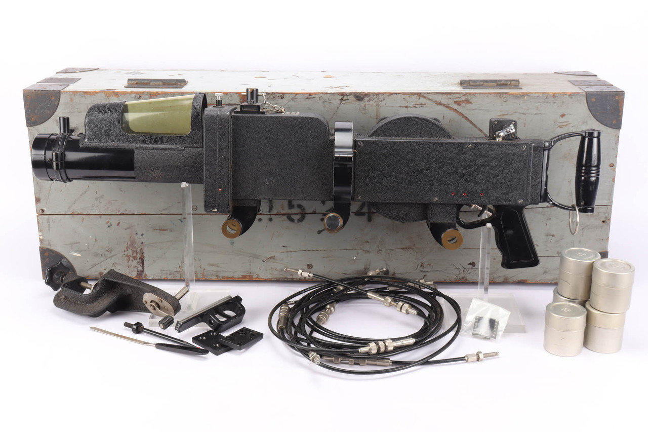 Rare Type 89 Rokuoh-Sha  Machine Gun Camera - Original Transit Case