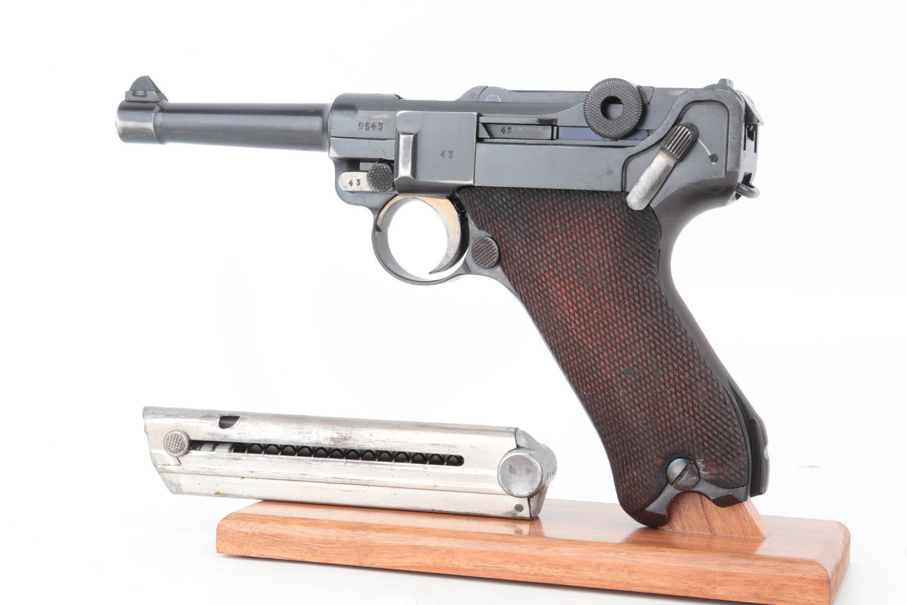 1936 Nazi Mauser Luger - Matching Magazine