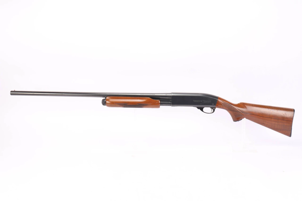 1961 Remington 870 Wingmaster pump shotgun - left side full view