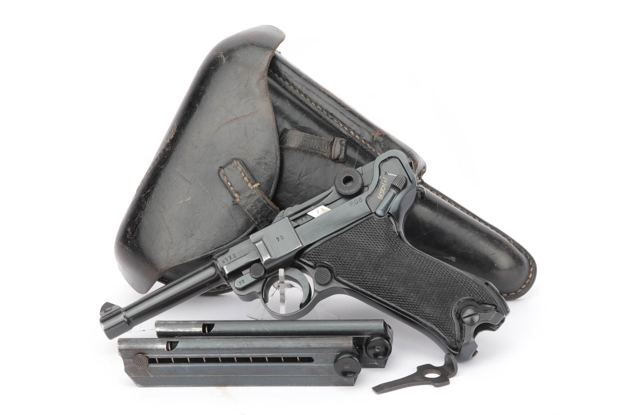 東京マルイ　モデルガン　セット　MAUSER 44 MAGNUM LUGER SOLD - Excellent 1942 Black Widow Mauser Luger Rig - BYF 42