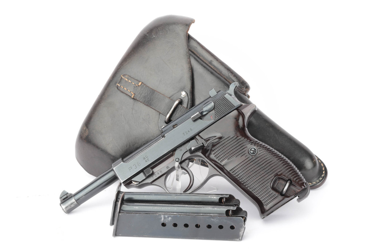 Second Variation AC 42 Walther P.38 Rig - Two Matching Magazines