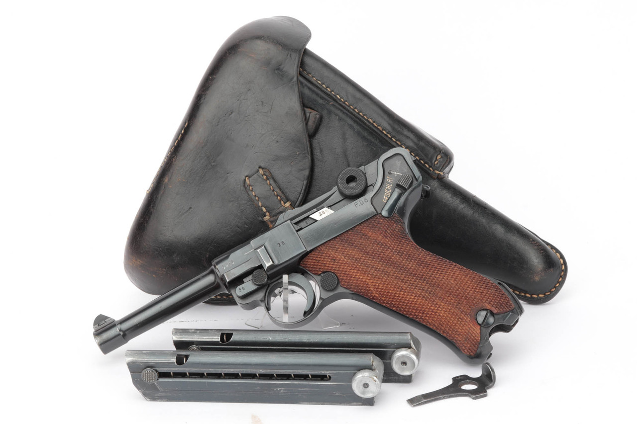 SOLD - Minty BYF 41 Mauser Luger Rig - Matching Magazine