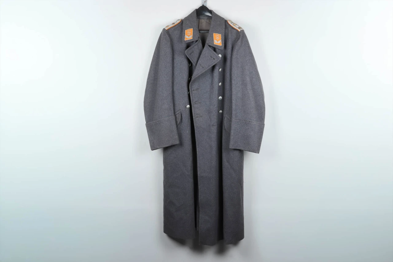 WWII German Luftwaffe Officer's Wool Overcoat