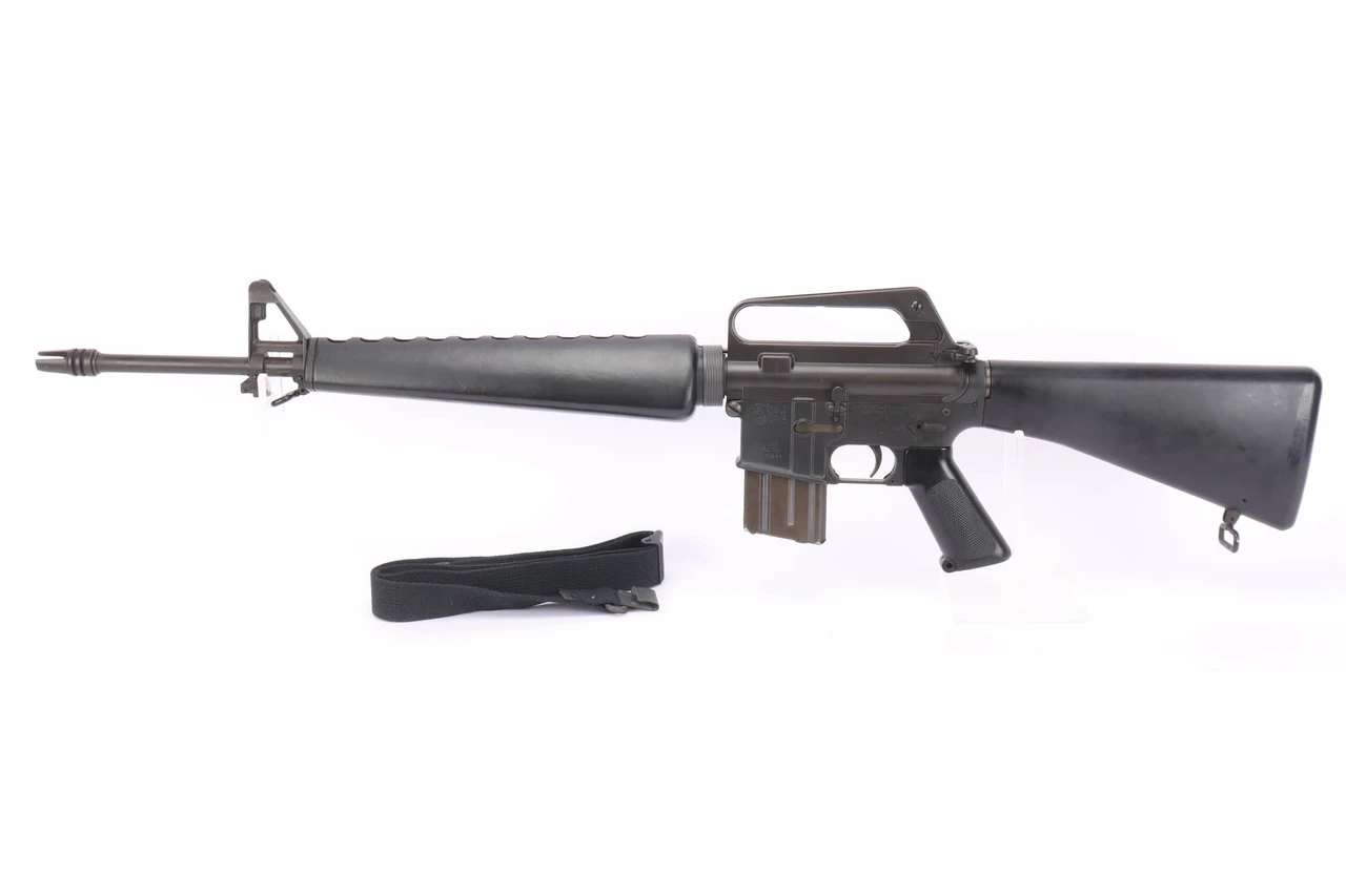 1964 early Colt SP1 rifle with Colt letter - left side full view with magazine