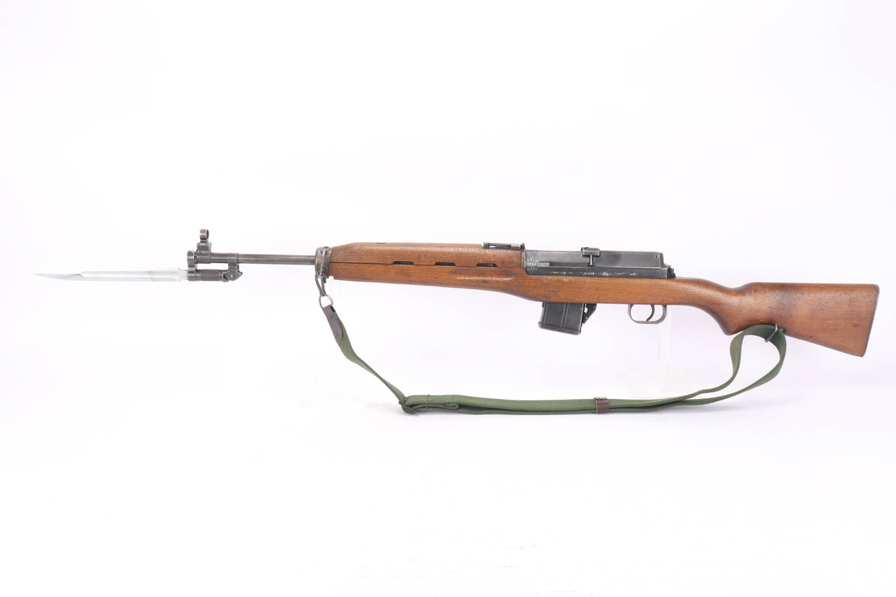 Egyptian Rasheed carbine in 7.62x39 - left side full view with bayonet