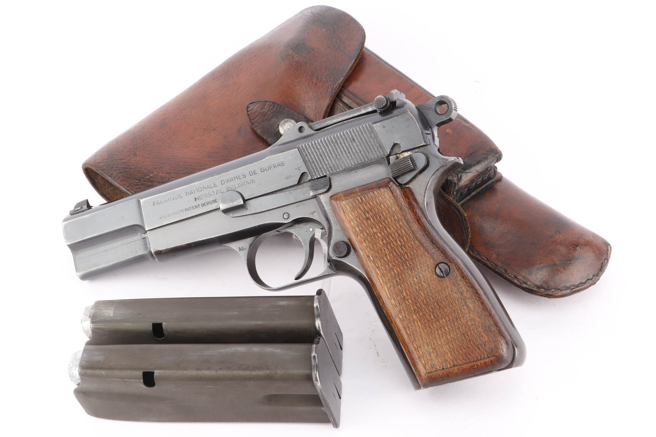 Scarce Nazi FN High Power Rig - Tangent Sight