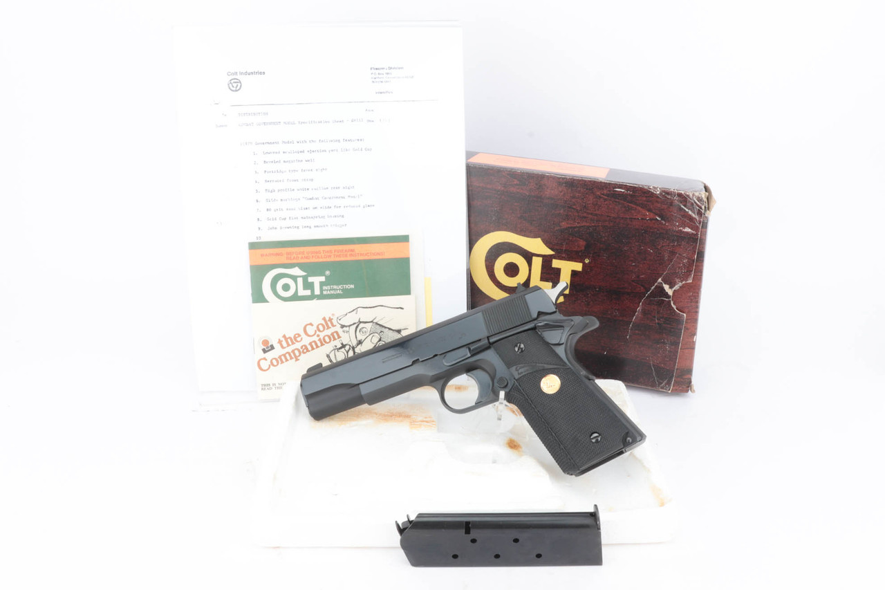 Scarce, ANIB Colt Combat Government Model - 45 ACP