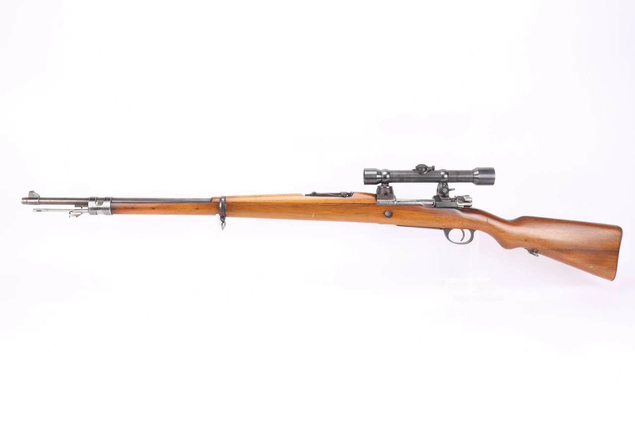 Argentine Model 1909 Mauser sniper rifle in 7.65x53 - left side full view
