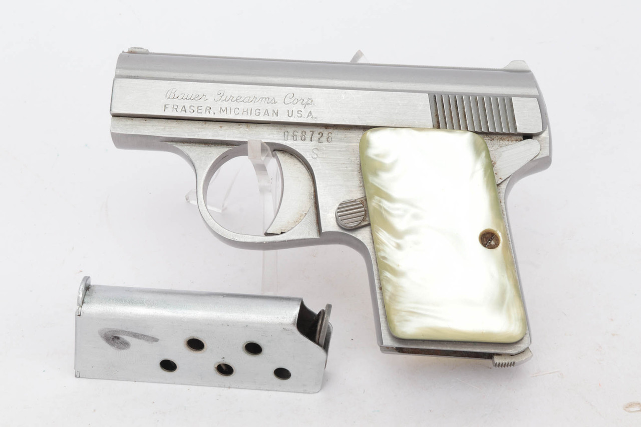 Excellent Bauer 25 Automatic Pocket Pistol - .25 ACP