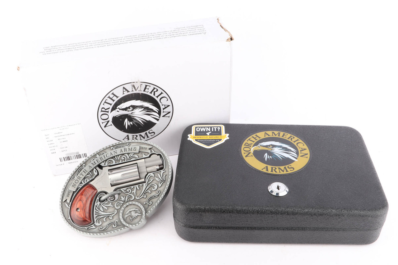 ANIB North American Arms Belt Buckle Mini Revolver - .22 Mag