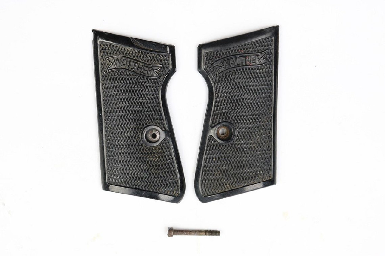 WW2 Walther PP Grips w/ Screw - 1