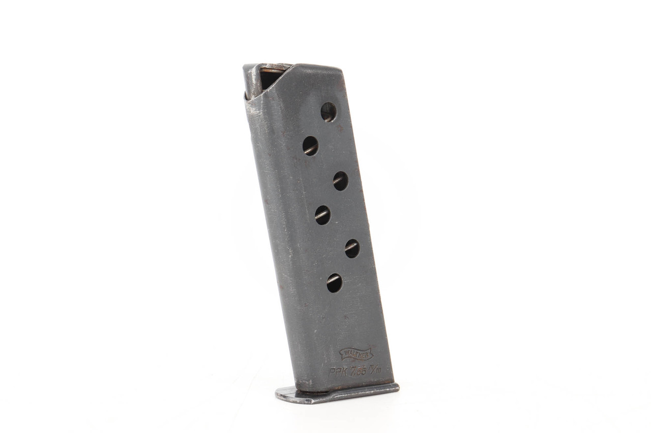 SOLD - Scarce Walther SS PPK Magazine - Serialized Spine