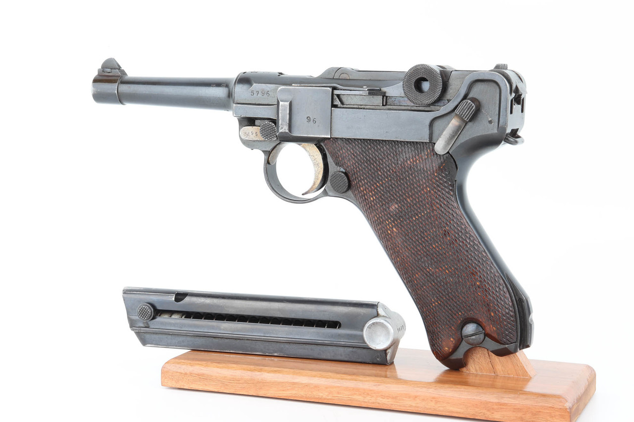 SOLD - Double Date, Police Reworked 1917 DWM Luger