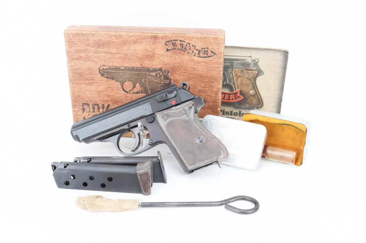 Rare, Boxed Dural Walther PPK - Scarce Gray Grip & Mag Bottom