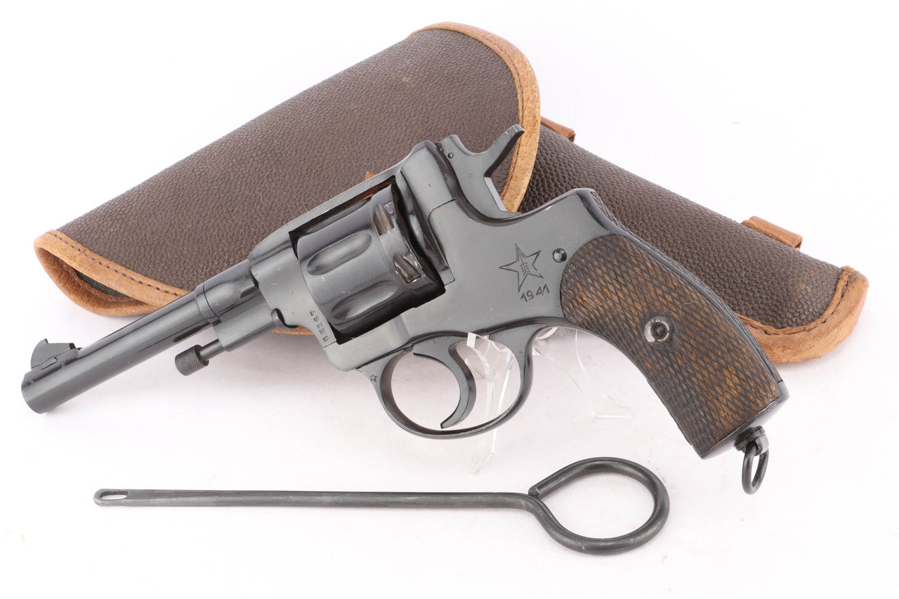 SOLD - Tula Model 1895 Nagant Revolver Rig - 1941 mfg
