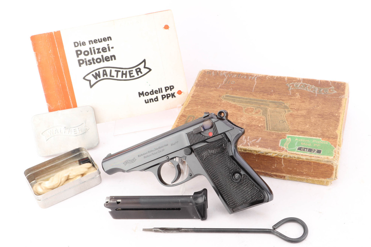 Gorgeous, Boxed, Scarce .22 Caliber Walther PP - 1940 Mfg
