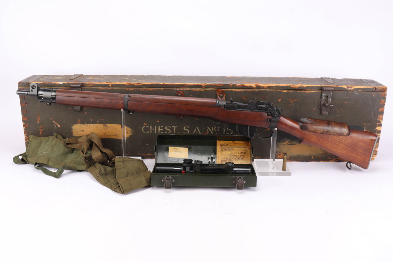 Rare, Fantastic British No.4 Mk I(T) Enfield Sniper Rifle Set - photo 1 of 46