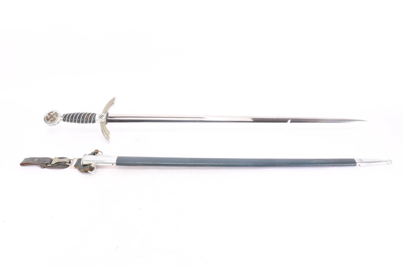 Very Nice Luftwaffe Sword w/ Double Hanger - SMF - photo 1 of 18