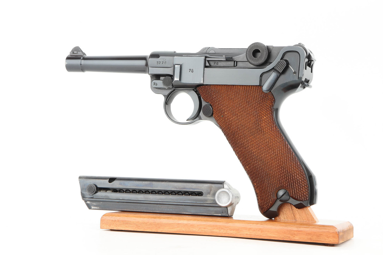 Beautiful 1939 Police Eagle/L Mauser Banner Luger- Matching Magazine - photo 1 of 13