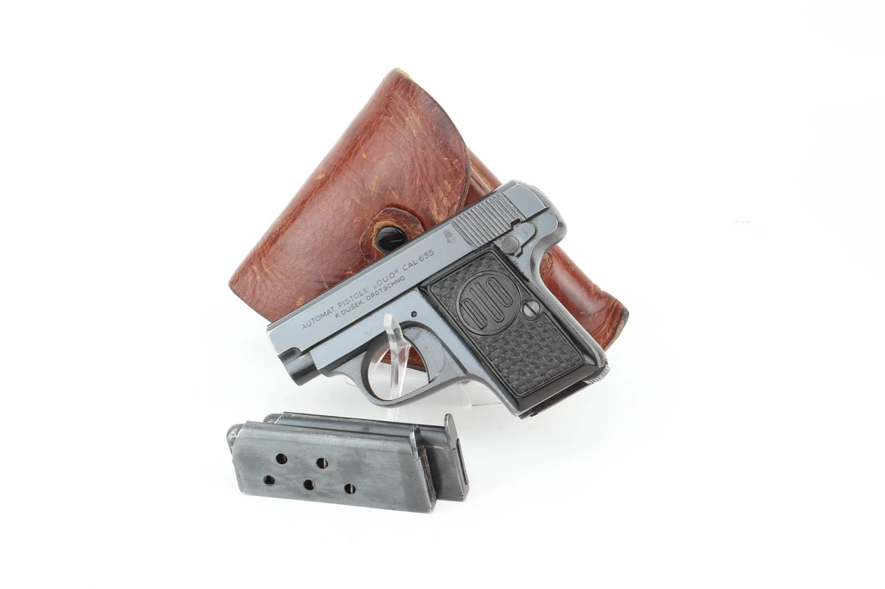 Excellent 1942 Czech F. Dusek Duo Rig - 6.35mm