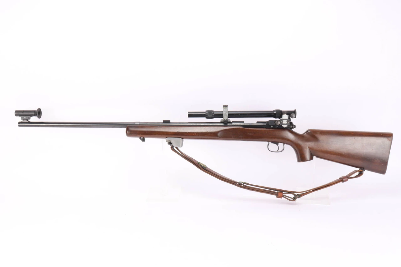 SOLD - Excellent Winchester Model 52 w/ Redfield Olympic Sight & X-Tube Cover