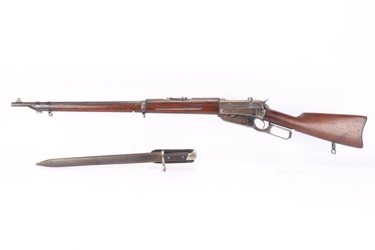 Very Rare Russian Contract Winchester Model 1895 w/ Rare Sword Bayonet - 7.62x54R - photo 1 of 36