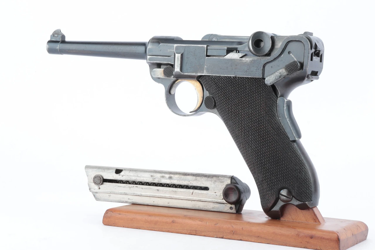 Rare American Eagle DWM Model 1900 Army Test Luger