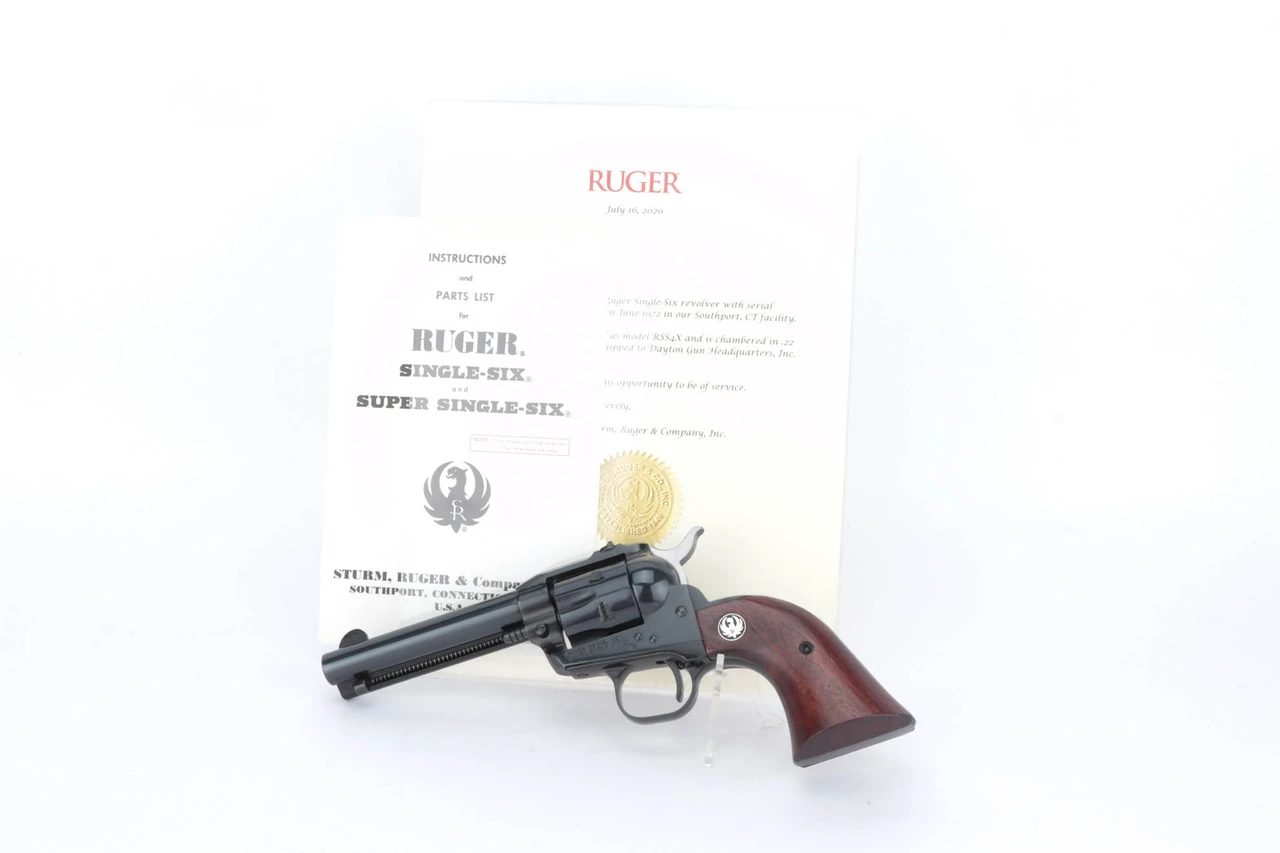 Ruger Single-Six .22 Revolver - w/ Factory Letter
