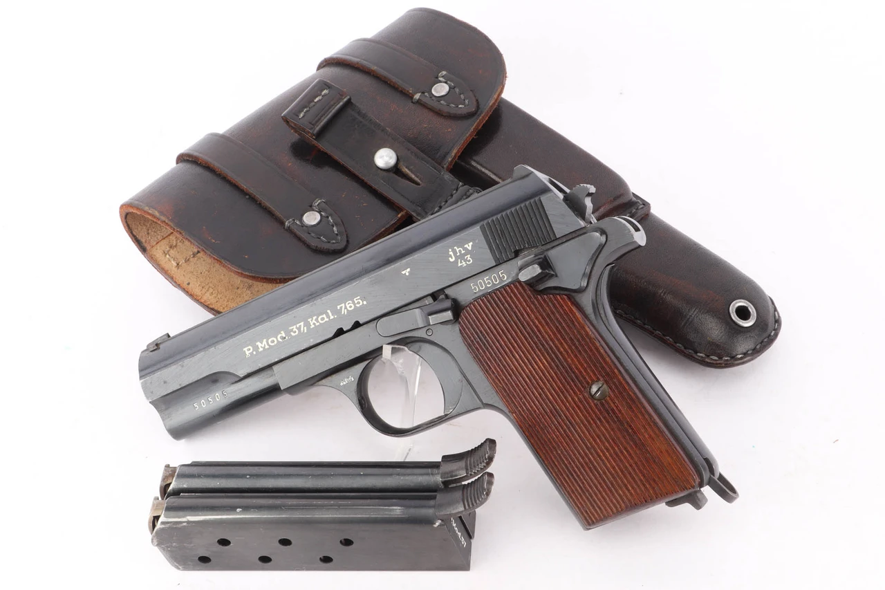Excellent 1943 Nazi Femaru M37 Rig - Matching Magazine