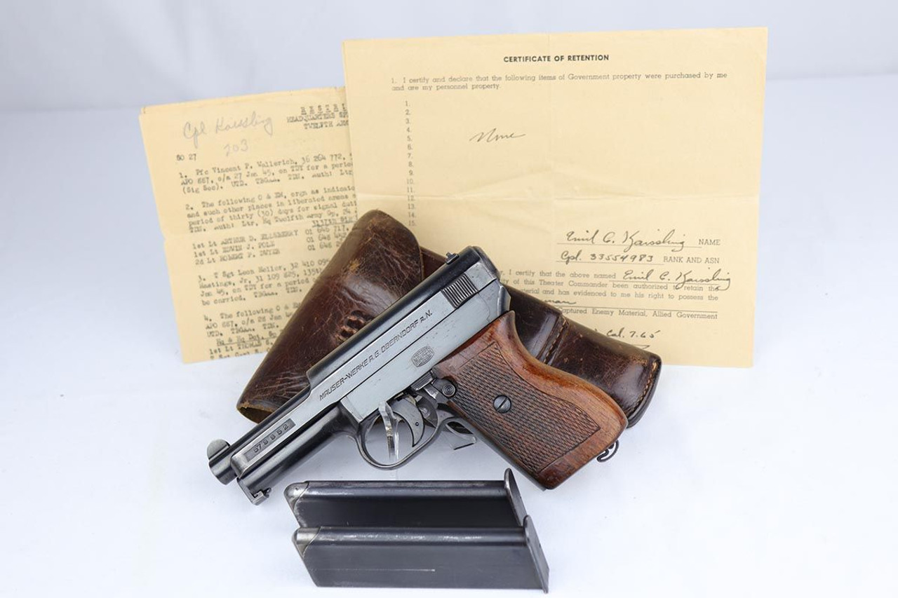 1934 Mauser Rig - Capture Document - 1