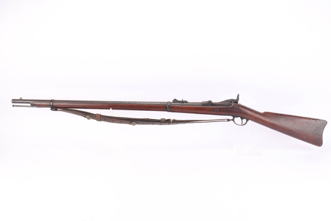 1884 Springfield Model 1873 Trapdoor - full left side with sling