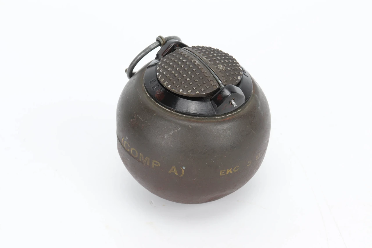 Rare WWII O.S.S. T-13 "Beano" Grenade - Inert